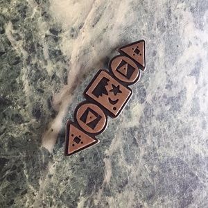 Pin Sterling Silver Moon and Star Arrow